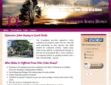 Tablet Screenshot of foundationsoberhomes.com